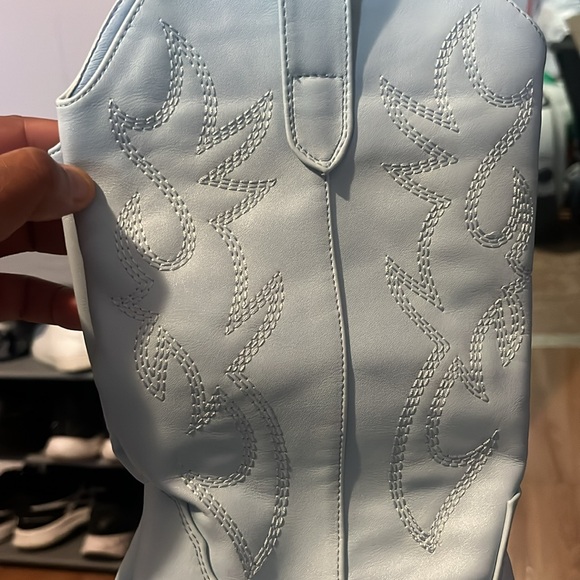 Cowboy Boots Baby Blue pumps - Picture 4 of 6